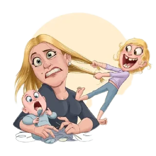 Sticker День матери 🧑‍🍼 - 7