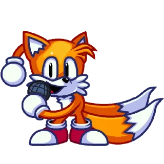 Стикер Соник и Тейлз (@kakashki21) - 2