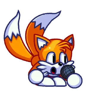 Стикер Соник и Тейлз (@kakashki21) - 3
