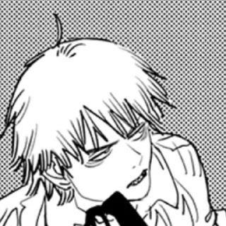 Sticker Denji manga by @stickerhut - 2