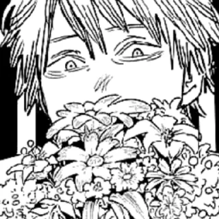 Sticker Denji manga by @stickerhut - 5