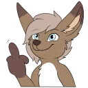 Sticker Just depressed fennec - 11