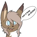Sticker Just depressed fennec - 7