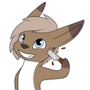 Sticker Just depressed fennec - 5