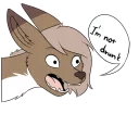Sticker Just depressed fennec - 10