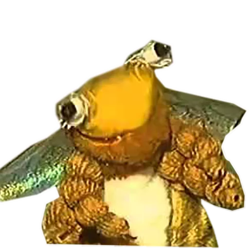 yellow cartoon invertebrate