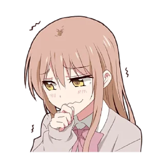 Стикер Дерзкая-тян @nyasticks - 9