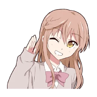 Стикер Дерзкая-тян @nyasticks - 5