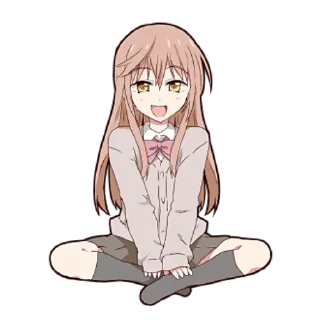 Стикер Дерзкая-тян @nyasticks - 2