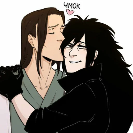 human face anime illustration