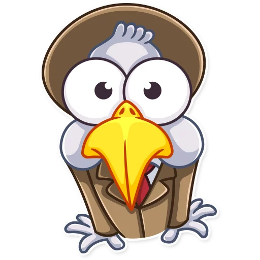 птица клипарт рисование