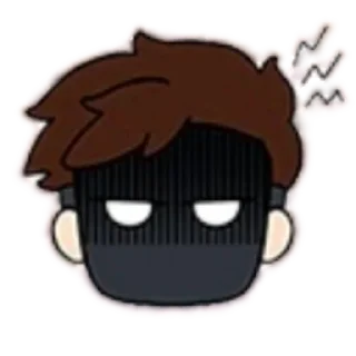 Стикер Детектив Ебалан (версия прозрачный) - 7