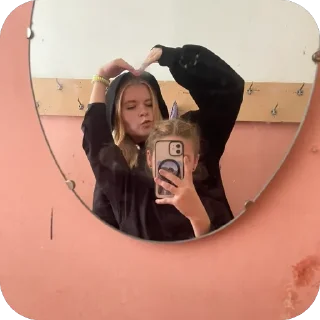 Sticker Девчули 🫰🏽 - 3