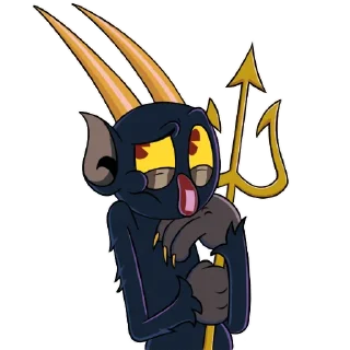 Sticker The Devil Cuphead show - 5