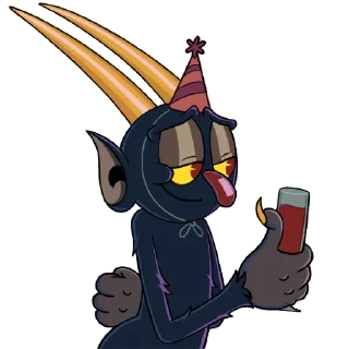 Sticker The Devil Cuphead show - 1