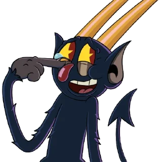 Sticker The Devil Cuphead show - 9