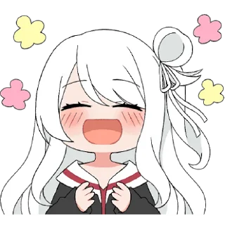 Стикер Дьявол и Ангел-невеста @Nyasticks - 2