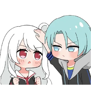 Стикер Дьявол и Ангел-невеста @Nyasticks - 10