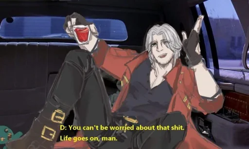 Sticker DevilMayCryTrash - 1