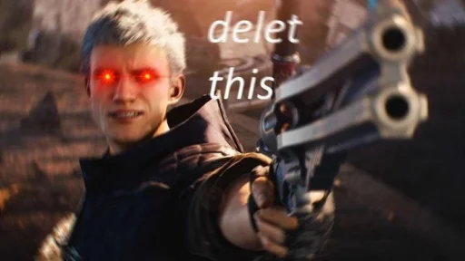 Sticker DevilMayCryTrash - 1