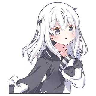 Sticker Девочка Инь-Янь @nyasticks - 2