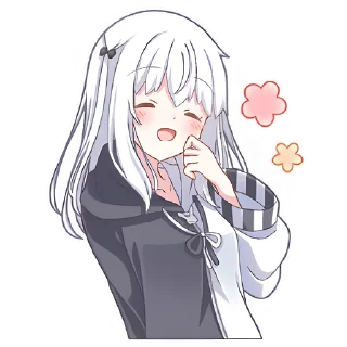 Sticker Девочка Инь-Янь @nyasticks - 3