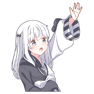 Sticker Девочка Инь-Янь @nyasticks - 4