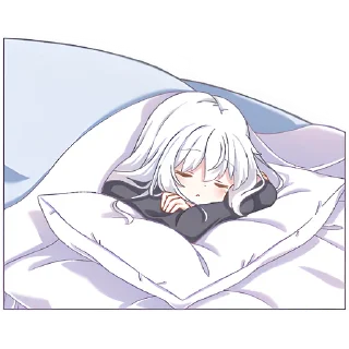 Sticker Девочка Инь-Янь @nyasticks - 9