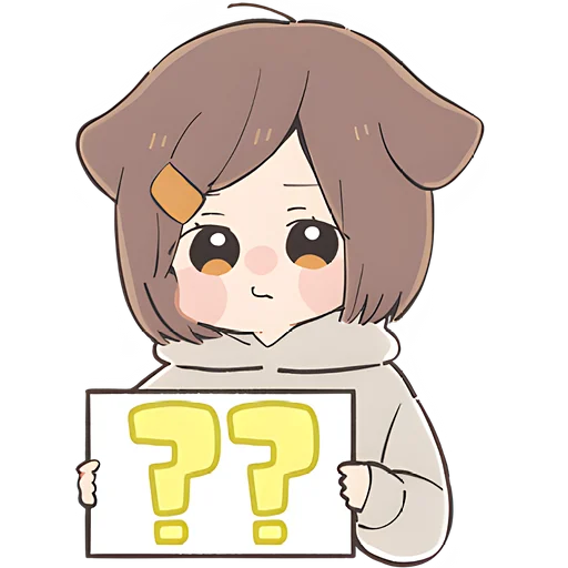 Sticker Девочка пёсик @Nyasticks - 7