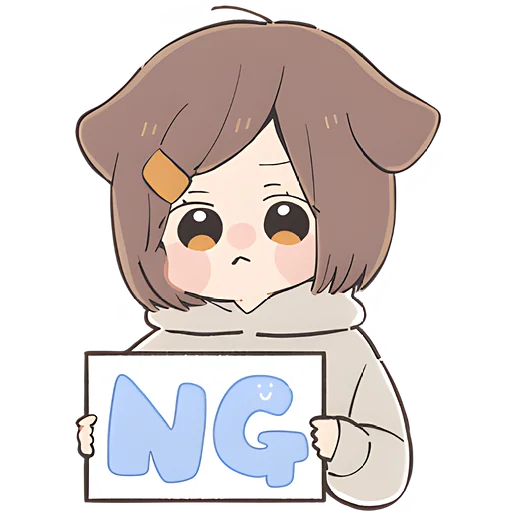 Sticker Девочка пёсик @Nyasticks - 6