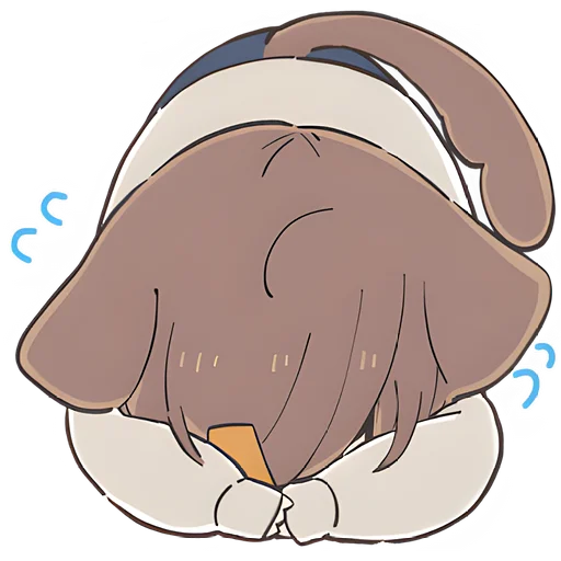 Sticker Девочка пёсик @Nyasticks - 5