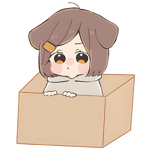 Sticker Девочка пёсик @Nyasticks - 1