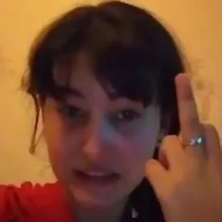 Стикер Девочка уэнздей - 4