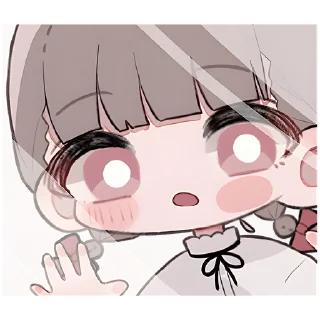 Sticker Девочки ангелы @nyasticks - 9