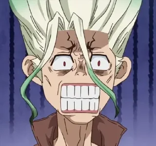 Стикер Доктор стоун @anime_sticks - 11