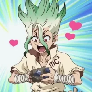 Стикер Доктор стоун @anime_sticks - 6