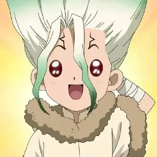 Стикер Доктор стоун @anime_sticks - 4