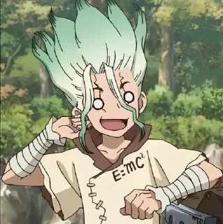 Стикер Доктор стоун @anime_sticks - 2