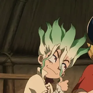 Стикер Доктор стоун @anime_sticks - 3