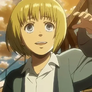 Sticker Армин @anime_stickerr - 8