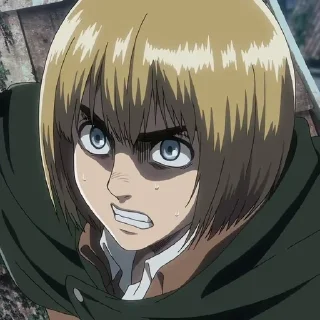 Sticker Армин @anime_stickerr - 9