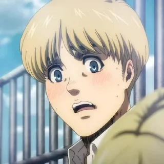 Sticker Армин @anime_stickerr - 2