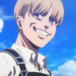 Sticker Армин @anime_stickerr - 4
