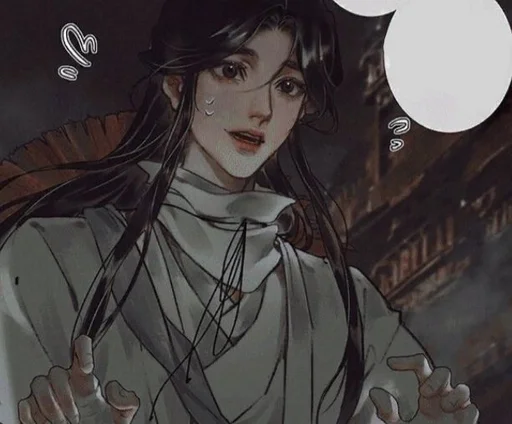 anime human face cg artwork