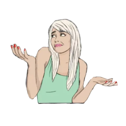 human face woman drawing