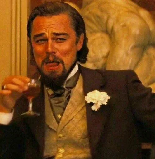 Dicaprio laugh @HOLYPULPFICTION - 