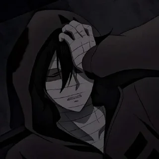 Стикер Ангел кровопролития @anime_stickerr - 5