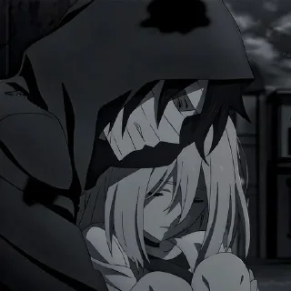 Стикер Ангел кровопролития @anime_stickerr - 8