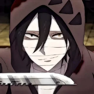 Стикер Ангел кровопролития @anime_stickerr - 4