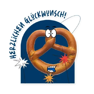 Sticker Die Brezel - 0